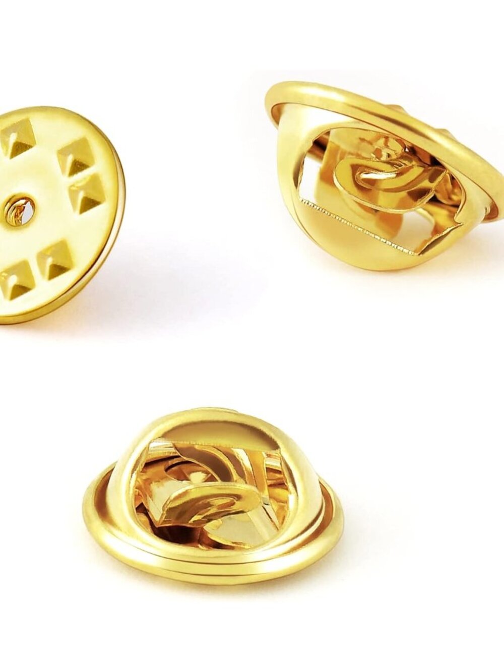 Lapel Pin Backs, Safety Backs for Brooch Tie Hat Badge Insignia
